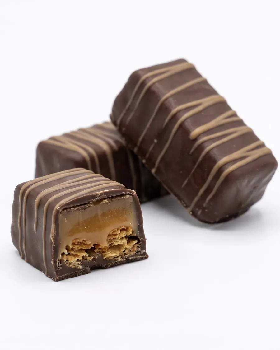 Caramel with French feuilletine